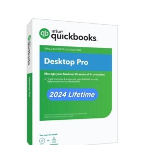 Quick Books Desktop Pro 2024 – Lifetime License Key – USA Version (1 User)